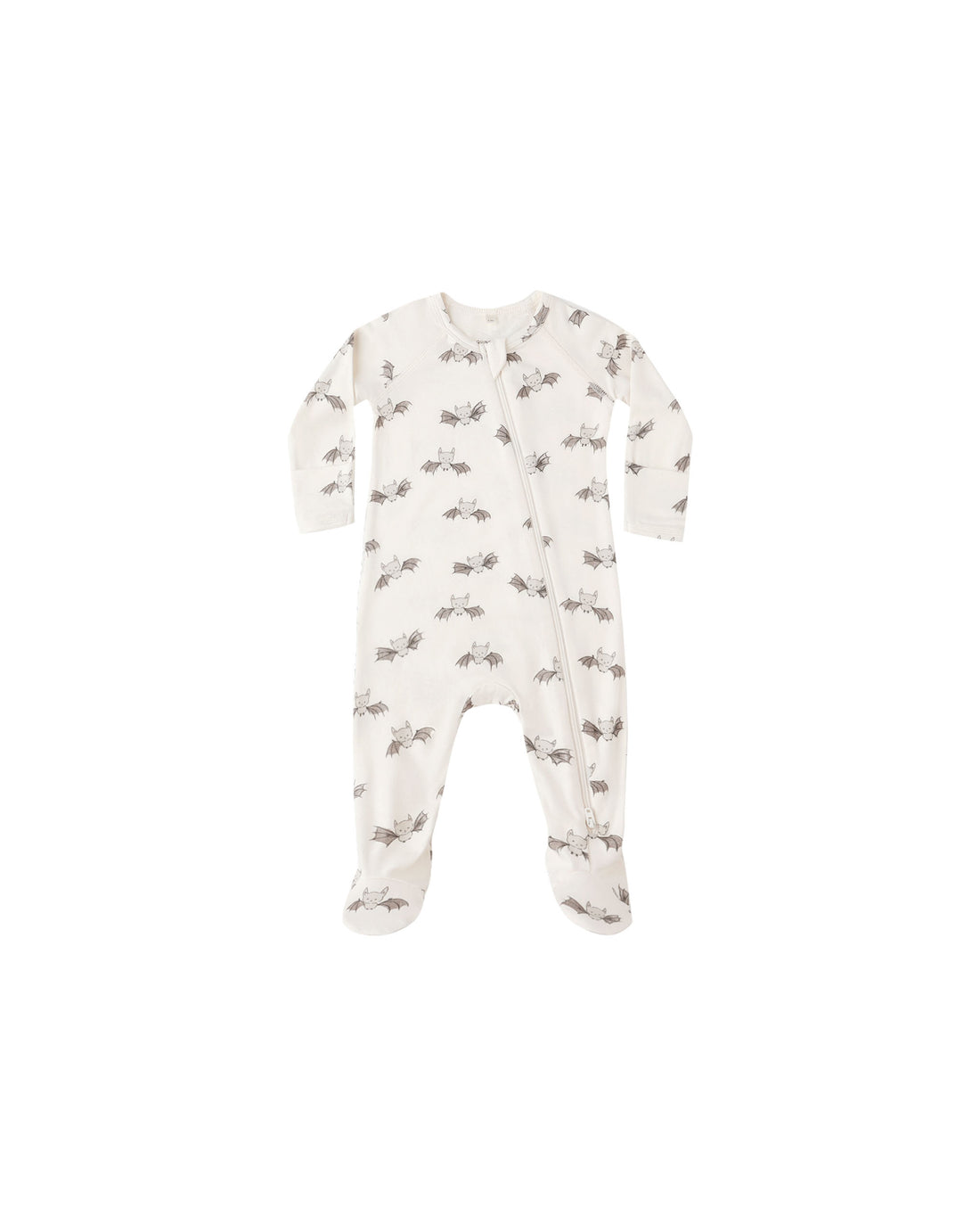 Quincy Mae Bamboo Zip Footie - Bats
