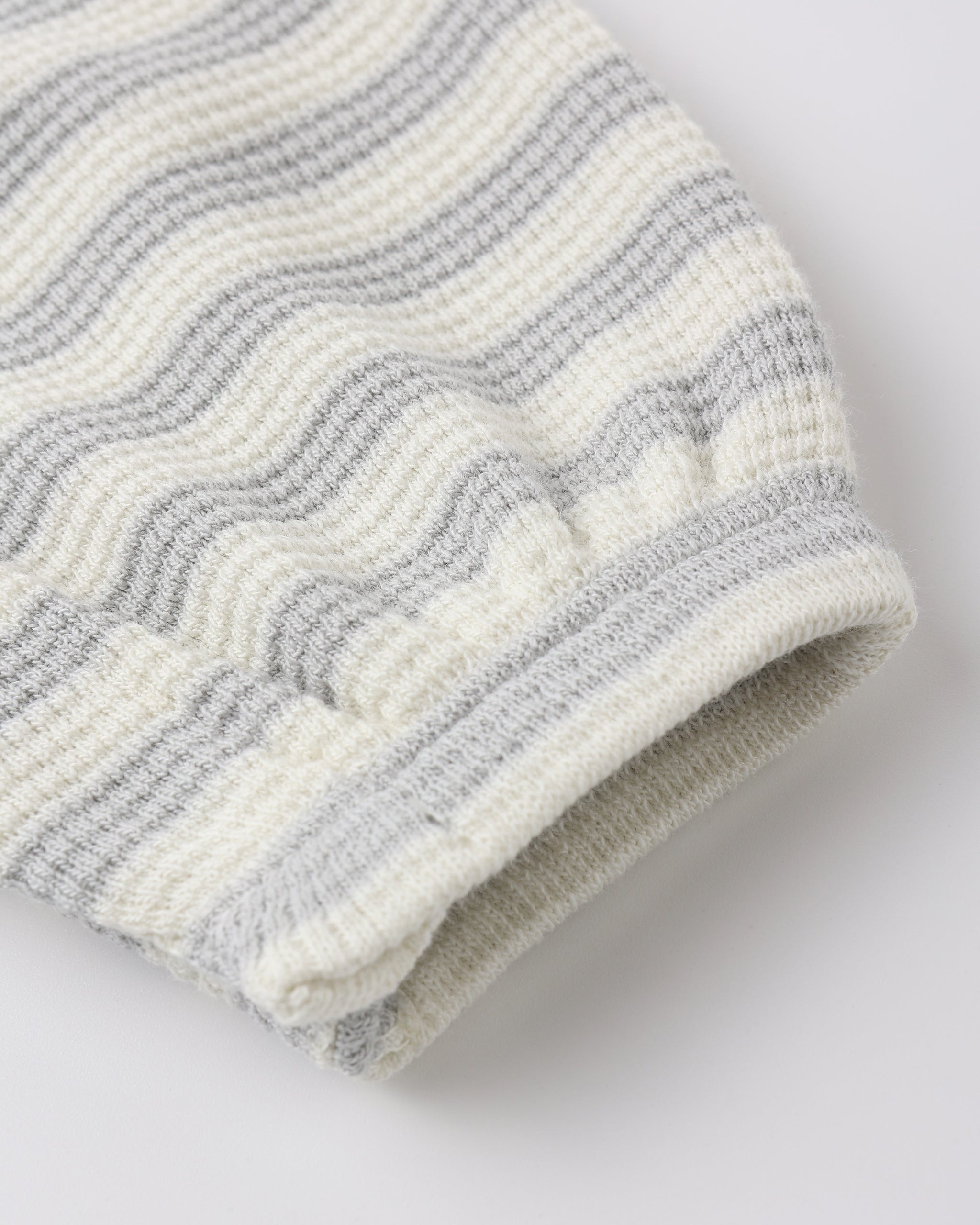 Quincy Mae Waffle Jumpsuit - Sky Stripe