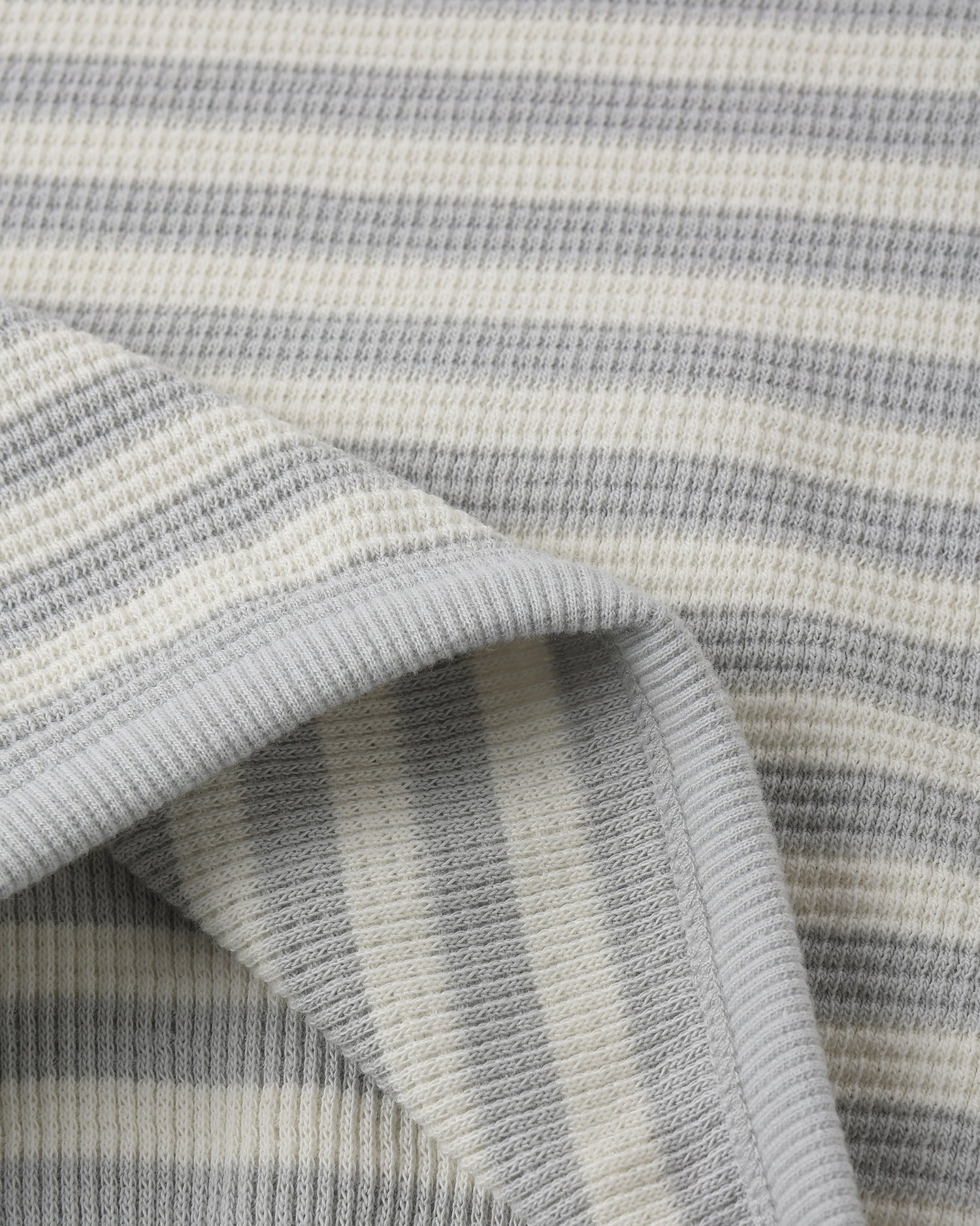 Quincy Mae Waffle Sweater Set - Sky Stripe