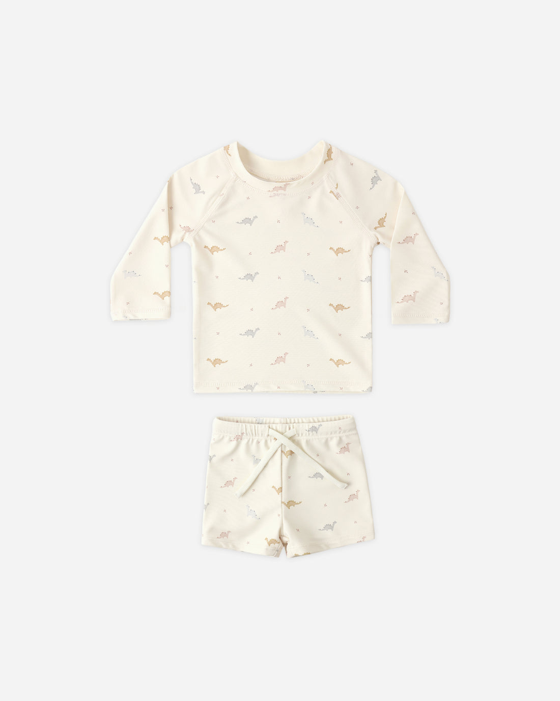 Quincy Mae Finn Rashguard + Short Set - Dino