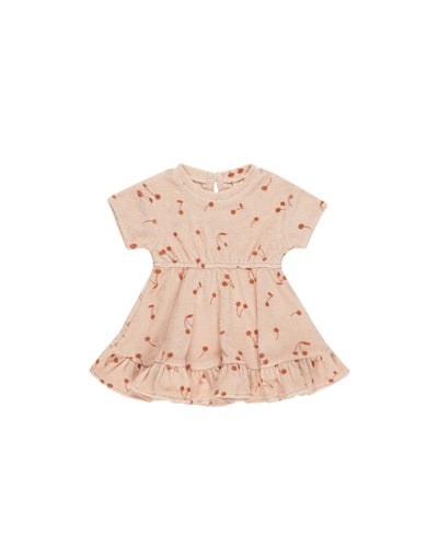 Quincy Mae Terry Dress - Cherries