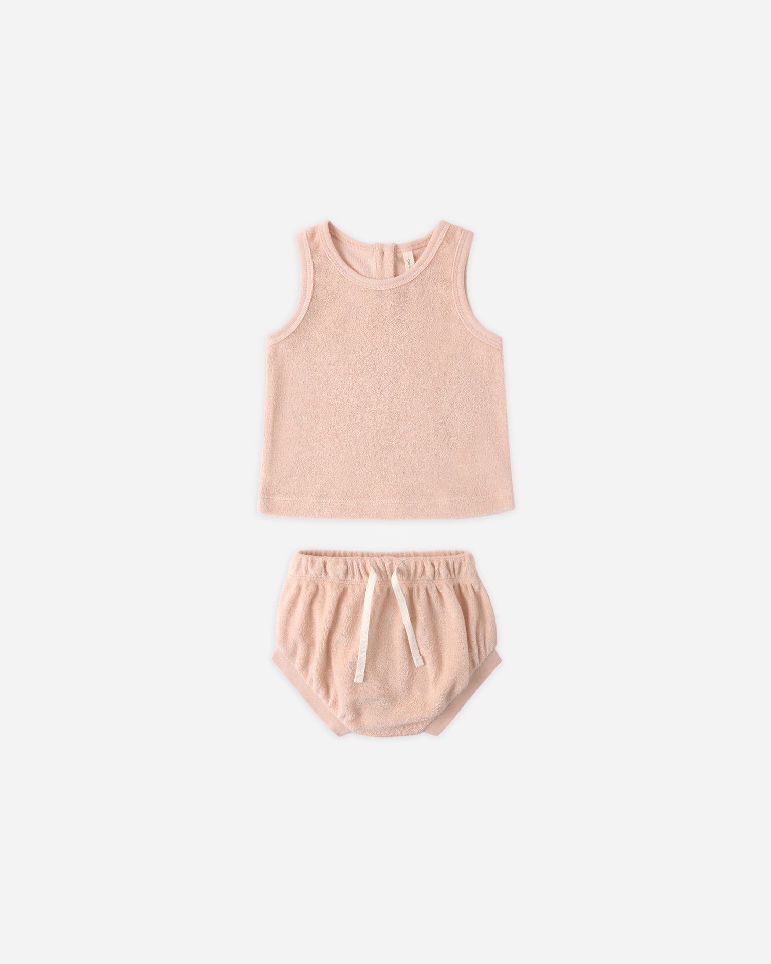 Quincy Mae Terry Tank + Short Set - Melon
