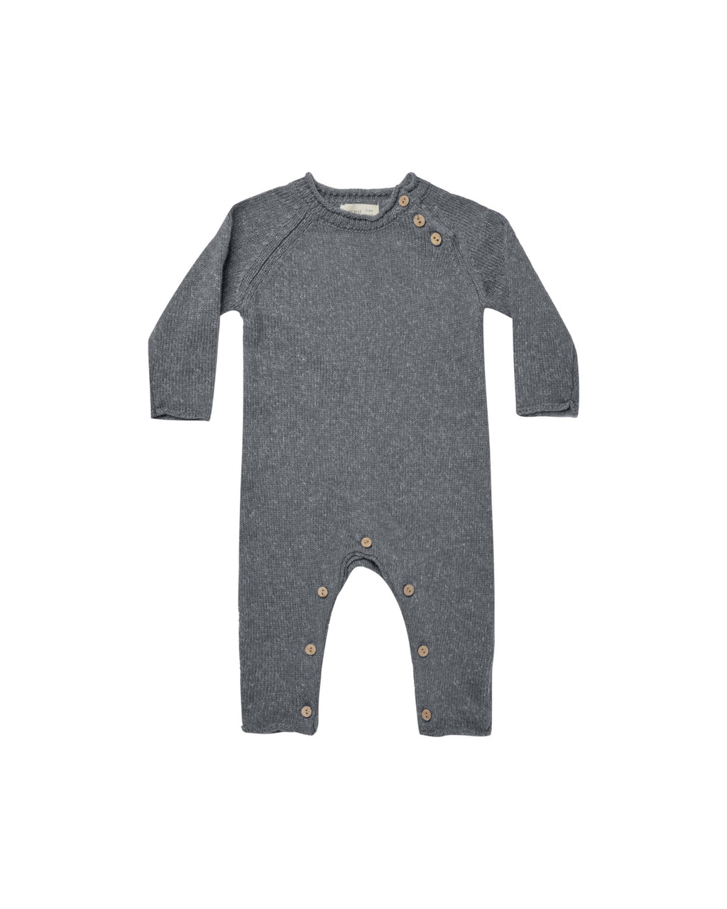 Quincy Mae Cozy Heather Knit Jumpsuit - Navy