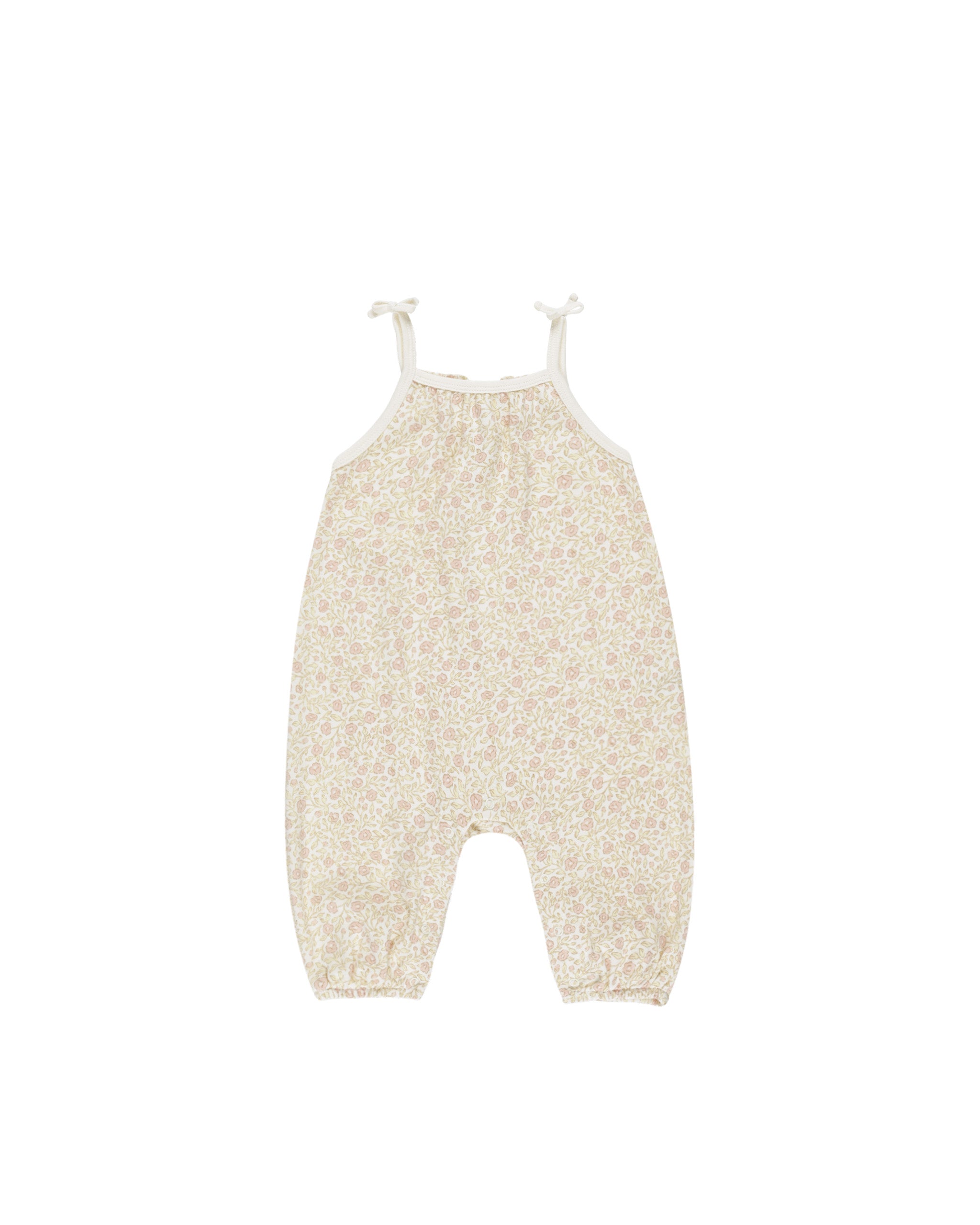Quincy Mae Smocked Jumpsuit - Primrose