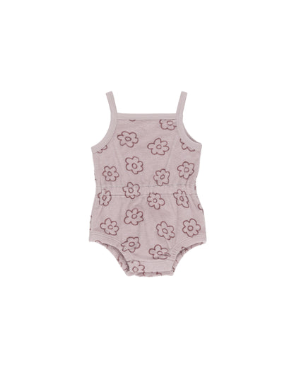 Quincy Mae Terry Cinch Romper - Daisy