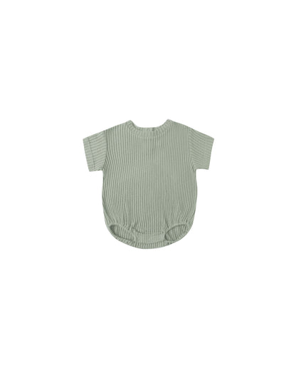 Quincy Mae Relaxed Bubble Romper - Fern