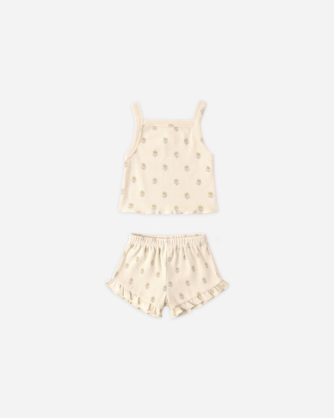 Quincy Mae Evie Tank + Shortie Set - Buttercup