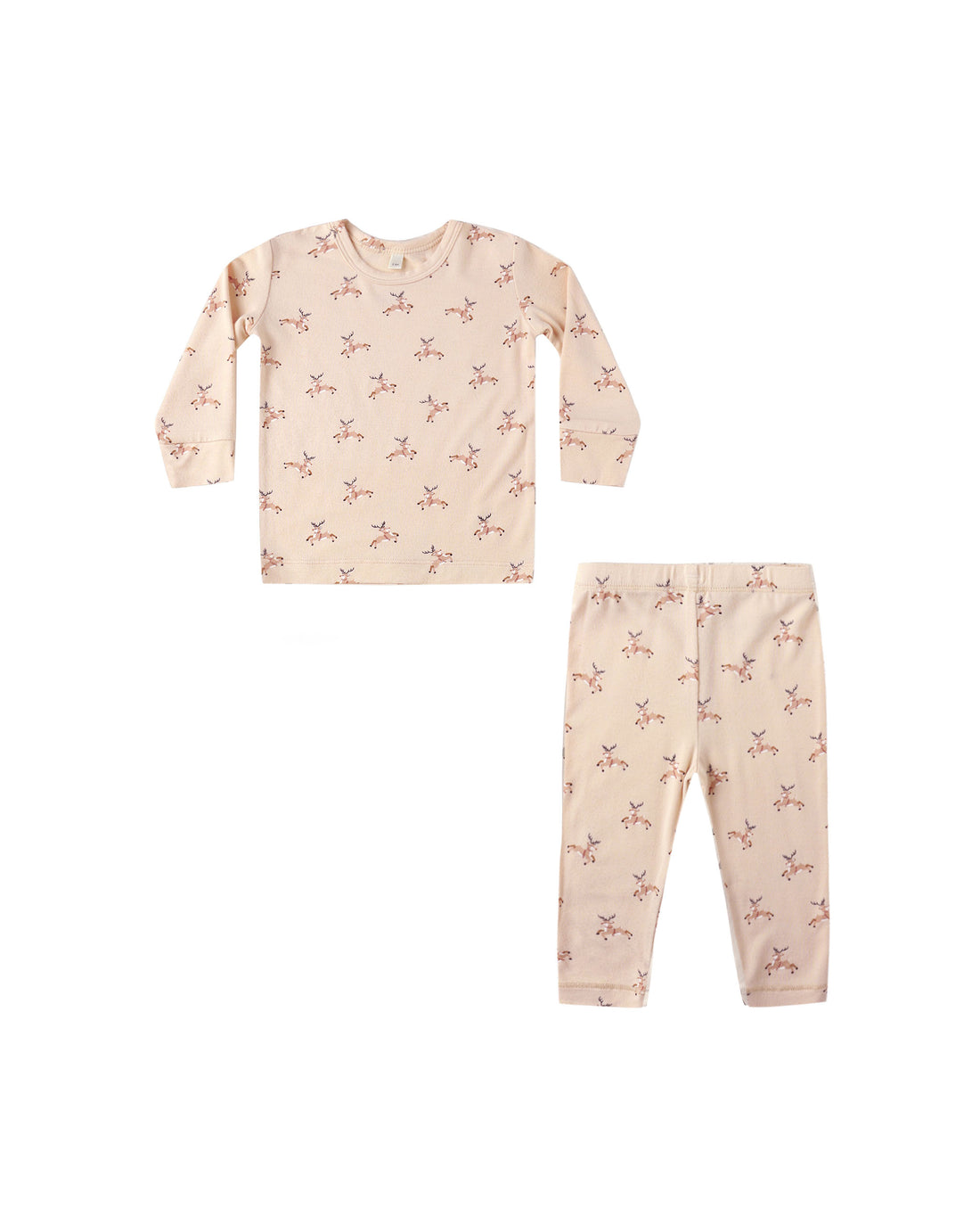 Quincy Mae Bamboo Pajama Set - Reindeer