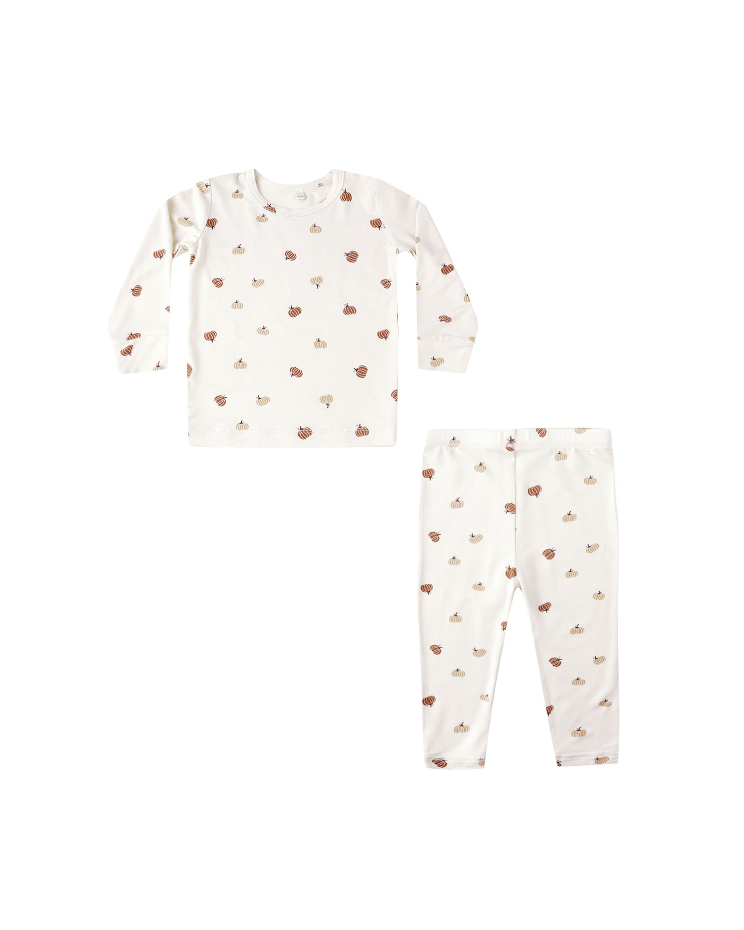 Quincy Mae Bamboo Pajama Set - Pumpkins