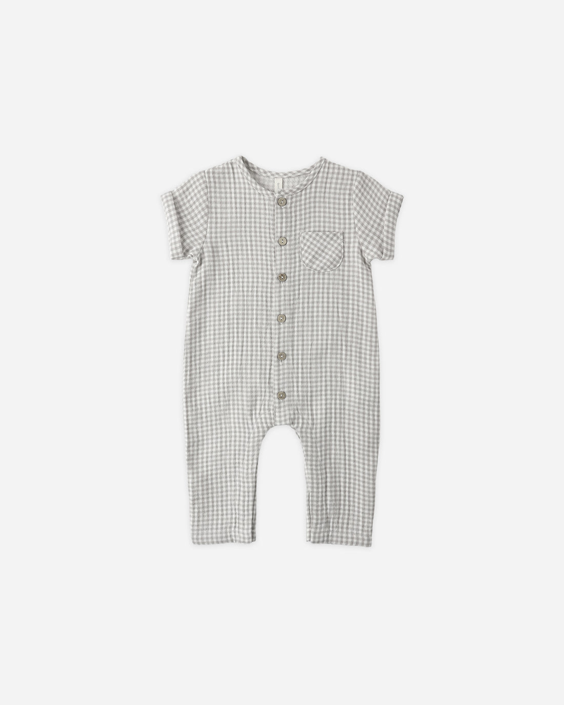 Quincy Mae Charlie Jumpsuit - Sage Gingham
