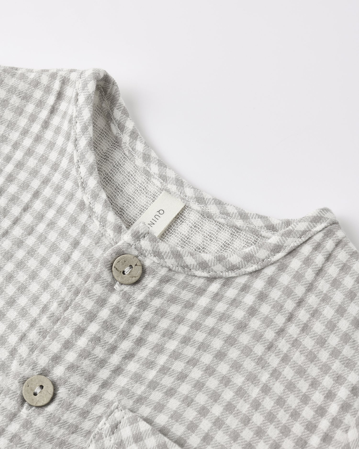 Quincy Mae Charlie Jumpsuit - Sage Gingham