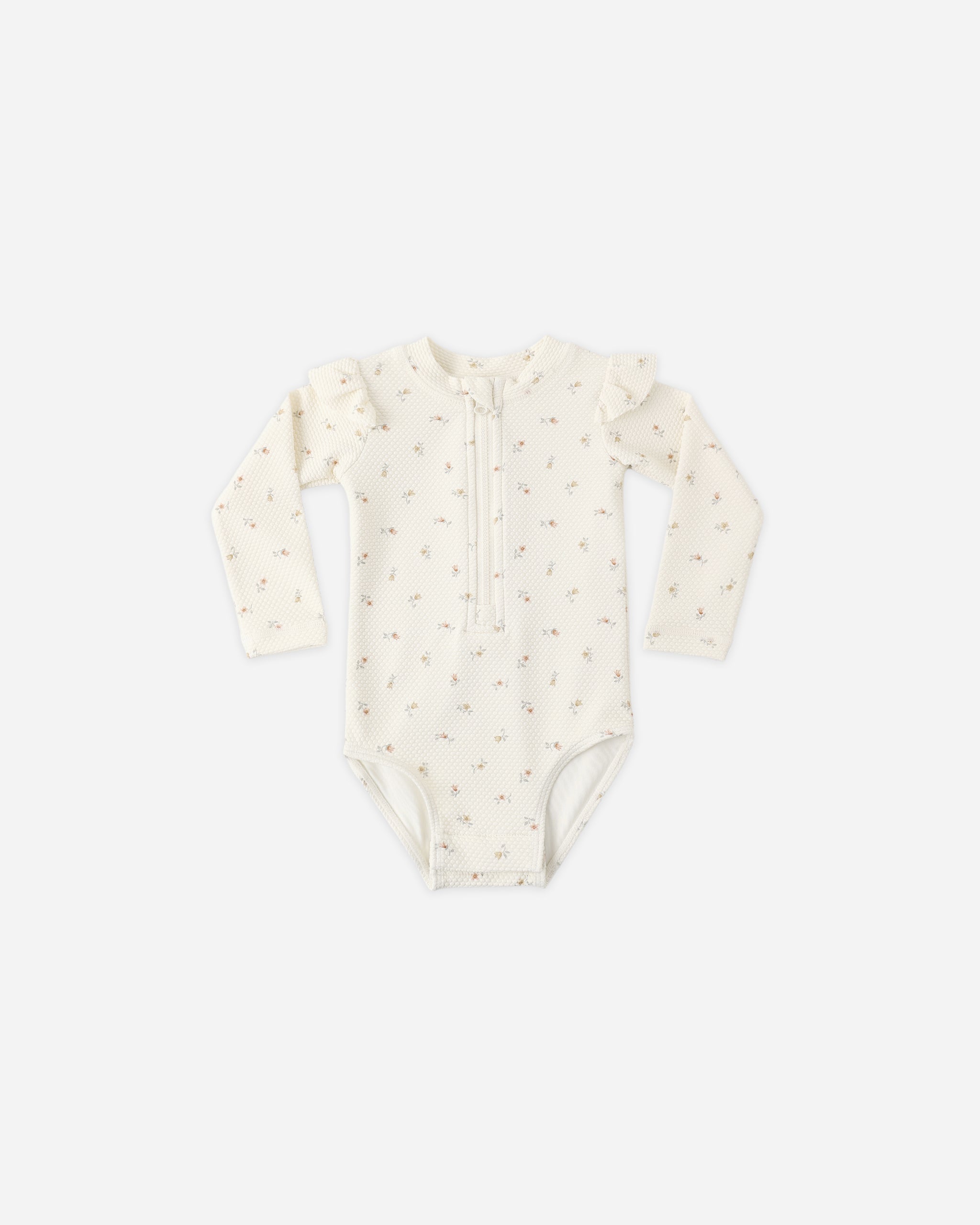 Quincy Mae Byron Rashguard One-Piece - Petit Fleur