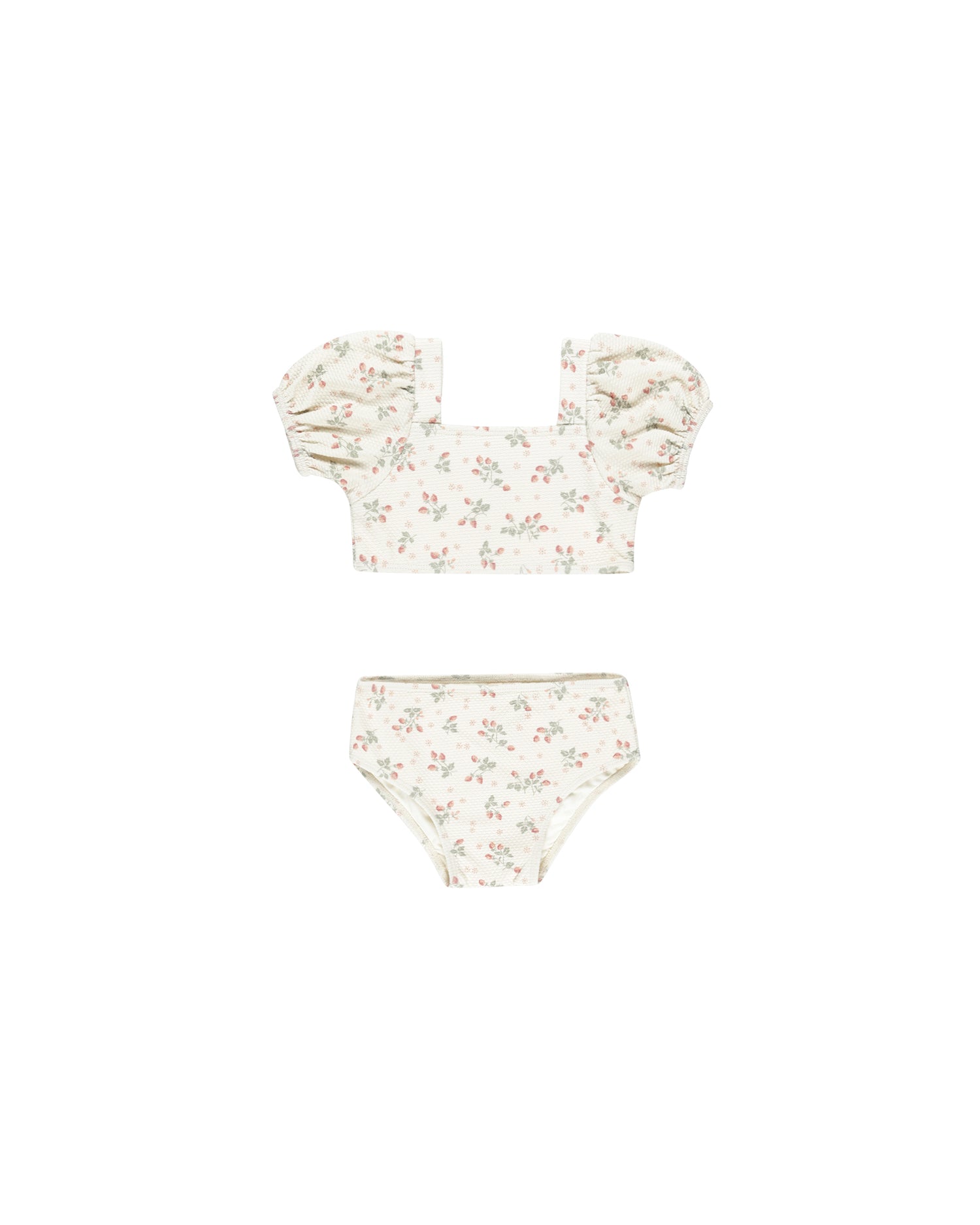 Quincy Mae Zippy Two-Piece - Strawberries