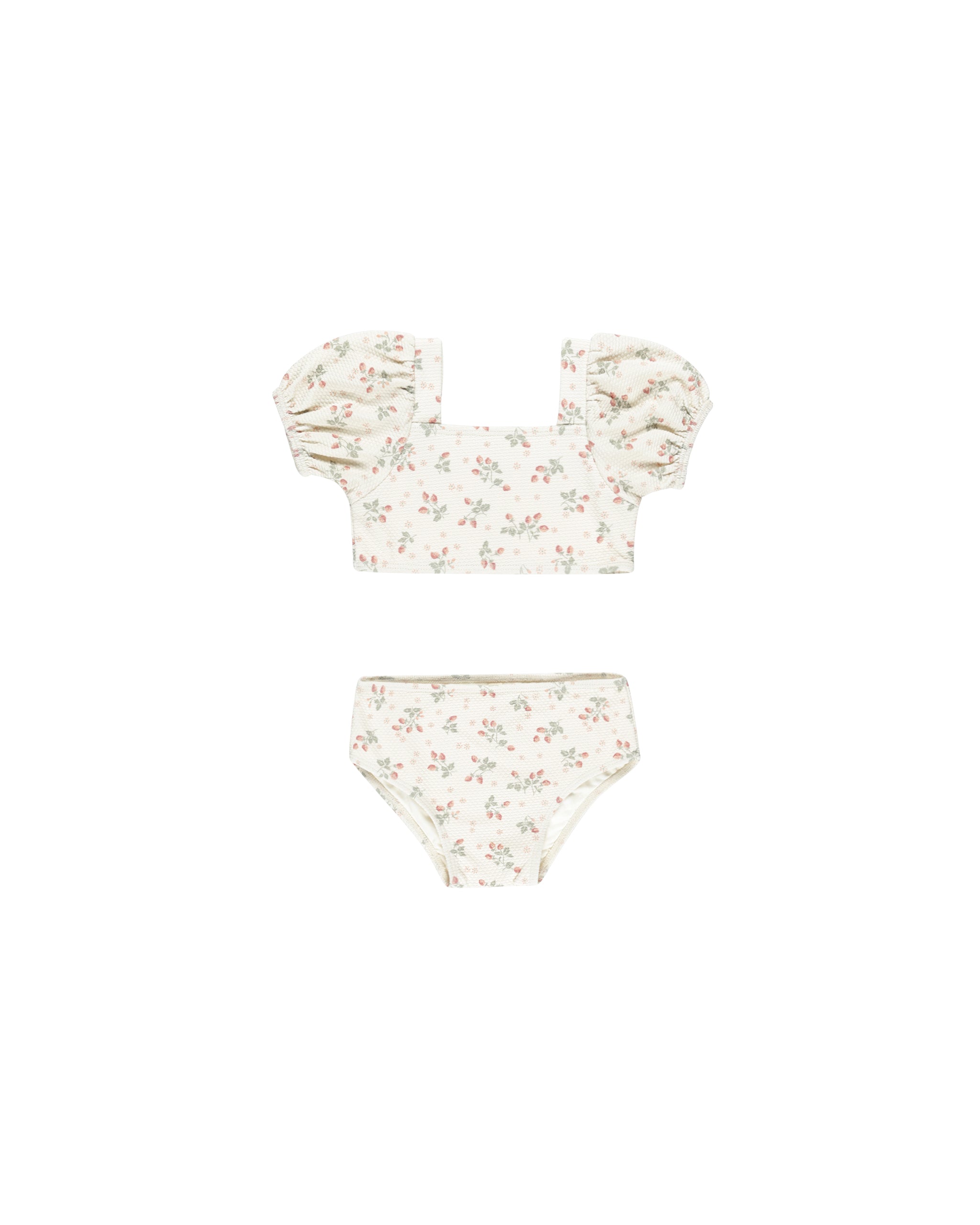 Quincy Mae Zippy Two-Piece - Strawberries