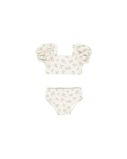 Quincy Mae Zippy Two-Piece - Strawberries