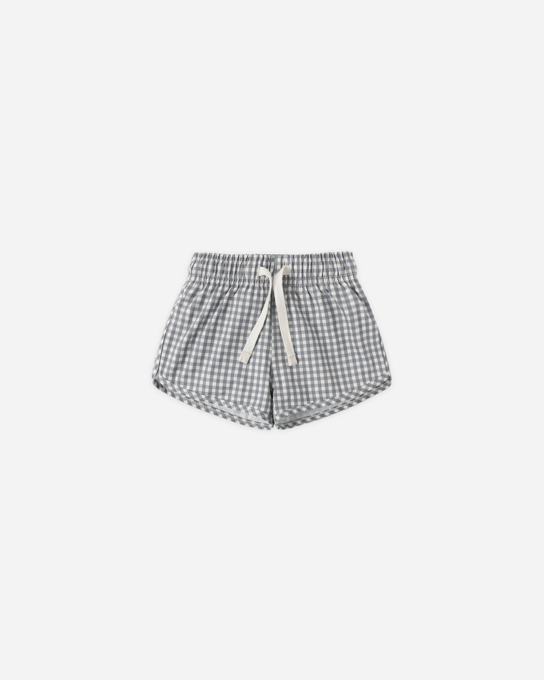 Quincy Mae Boys Swim Short - Ocean Gingham