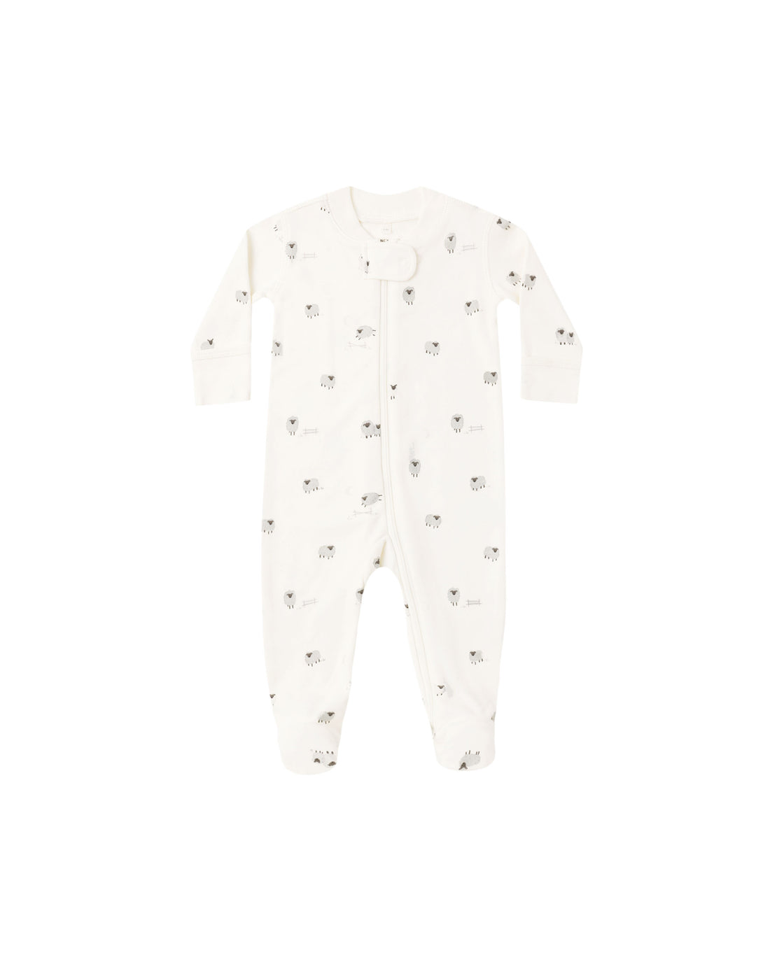 Quincy Mae Zip Long Sleeve Sleeper Footie - Sheep