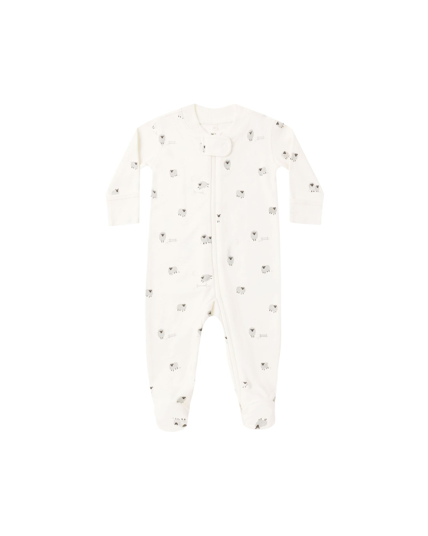 Quincy Mae Zip Long Sleeve Sleeper Footie - Sheep