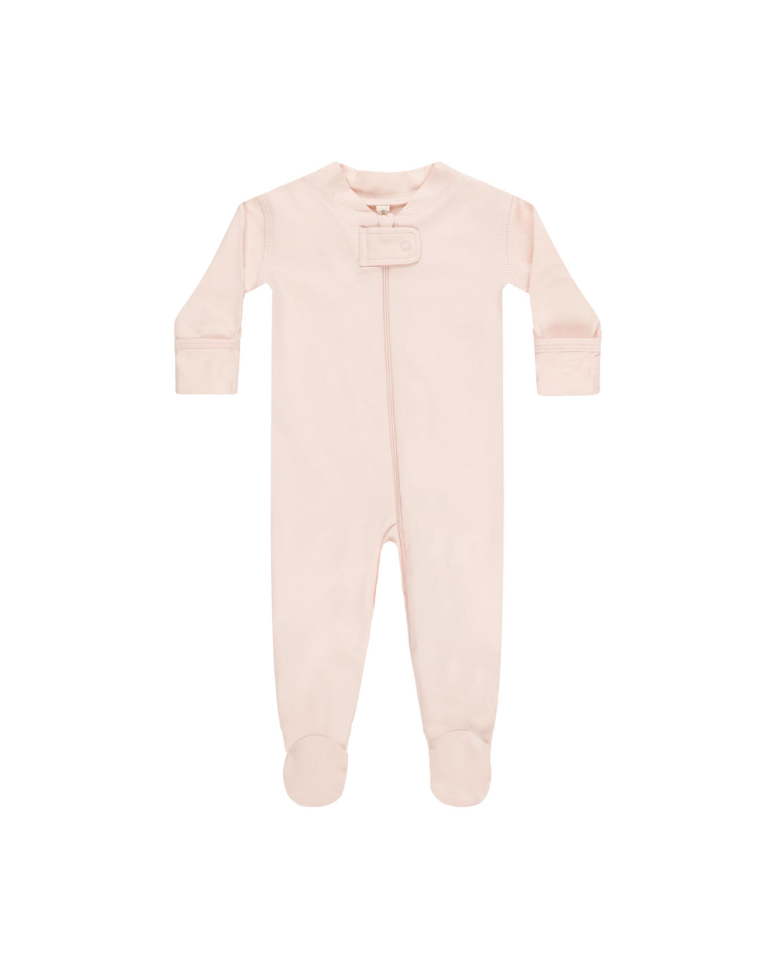 Quincy Mae Zip Long Sleeve Sleeper Footie - Petal