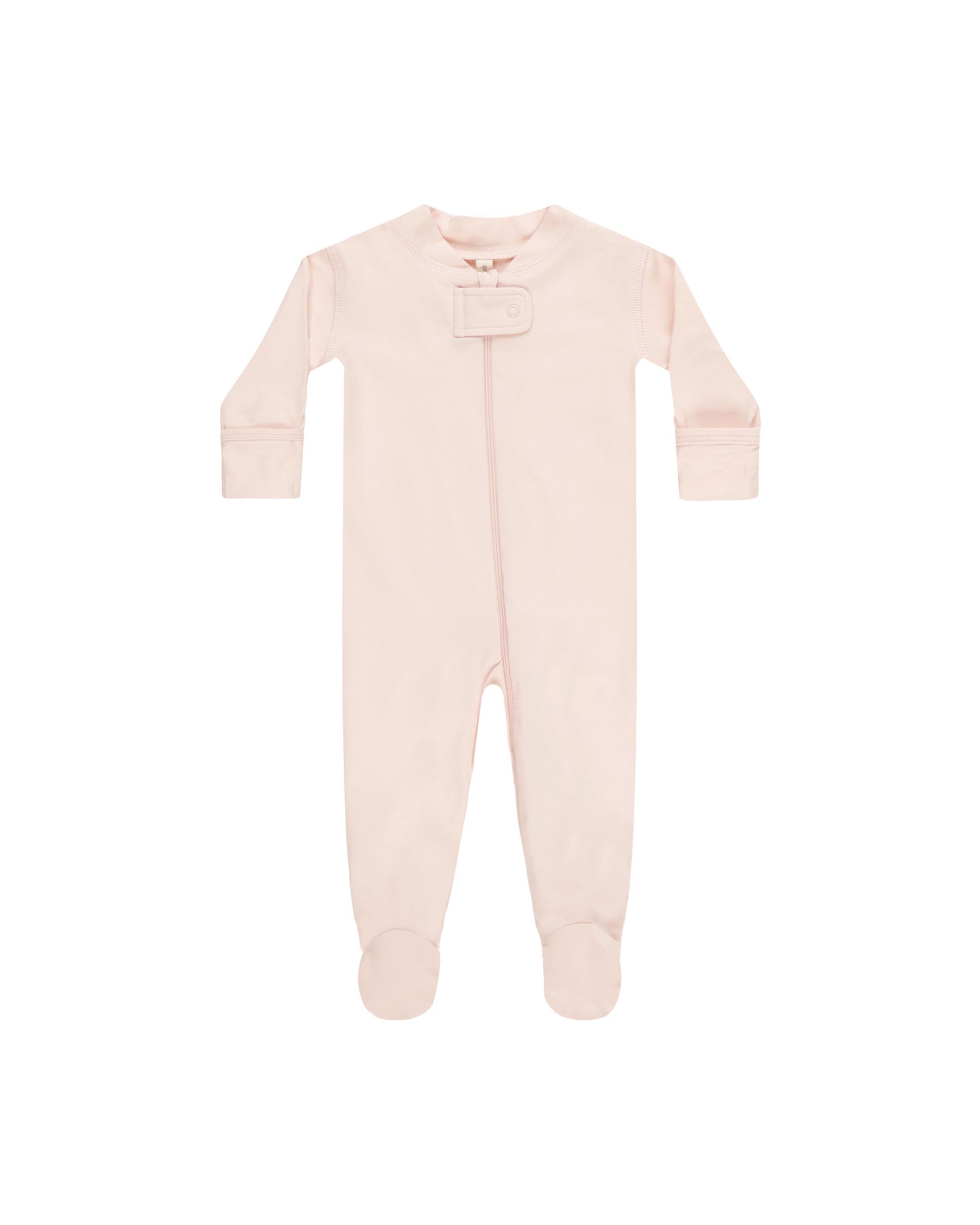 Quincy Mae Zip Long Sleeve Sleeper Footie - Petal