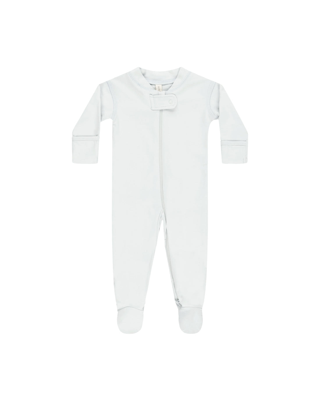 Quincy Mae Zip Long Sleeve Sleeper Footie - Fog