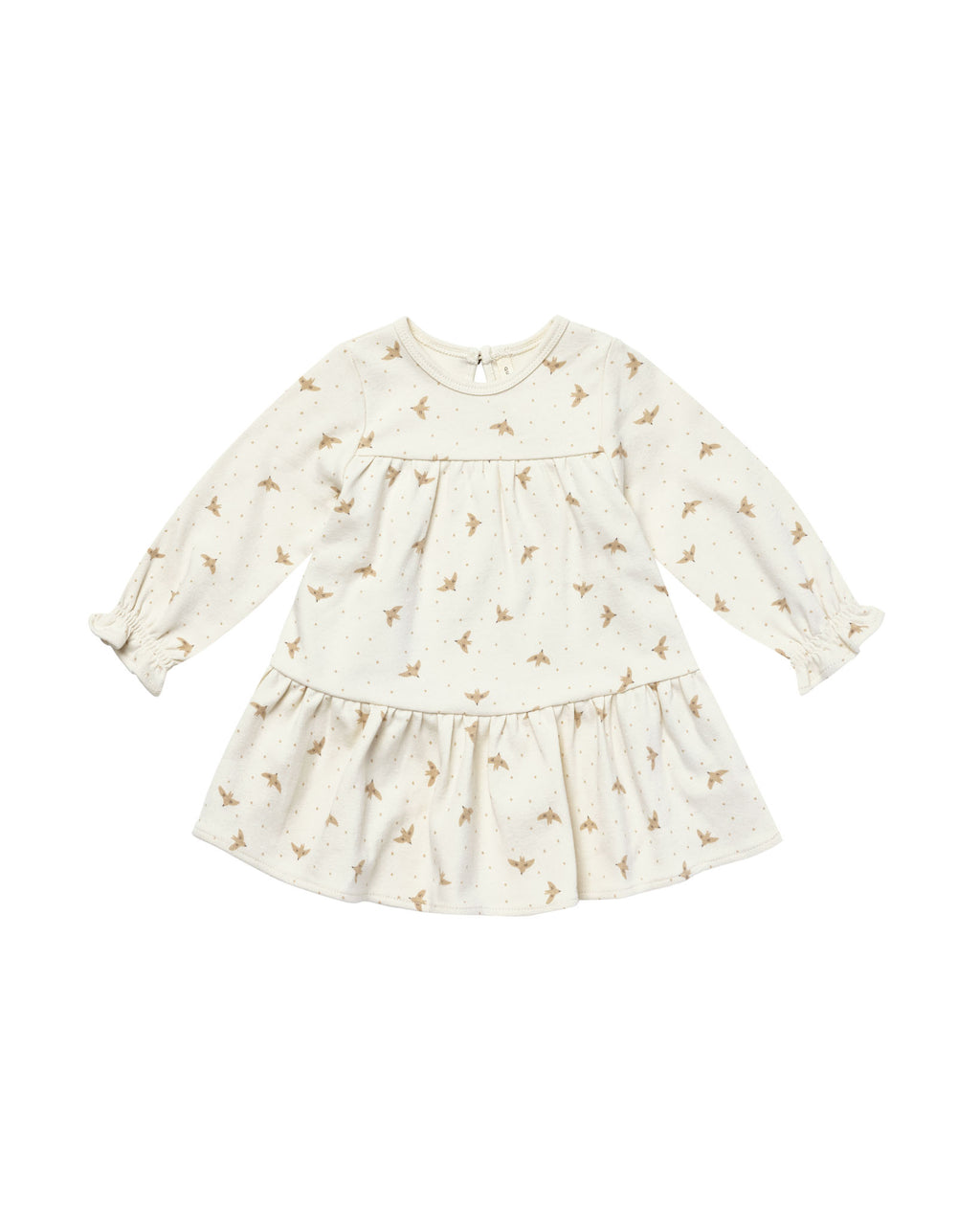 Quincy Mae Tiered Jersey Dress - Doves