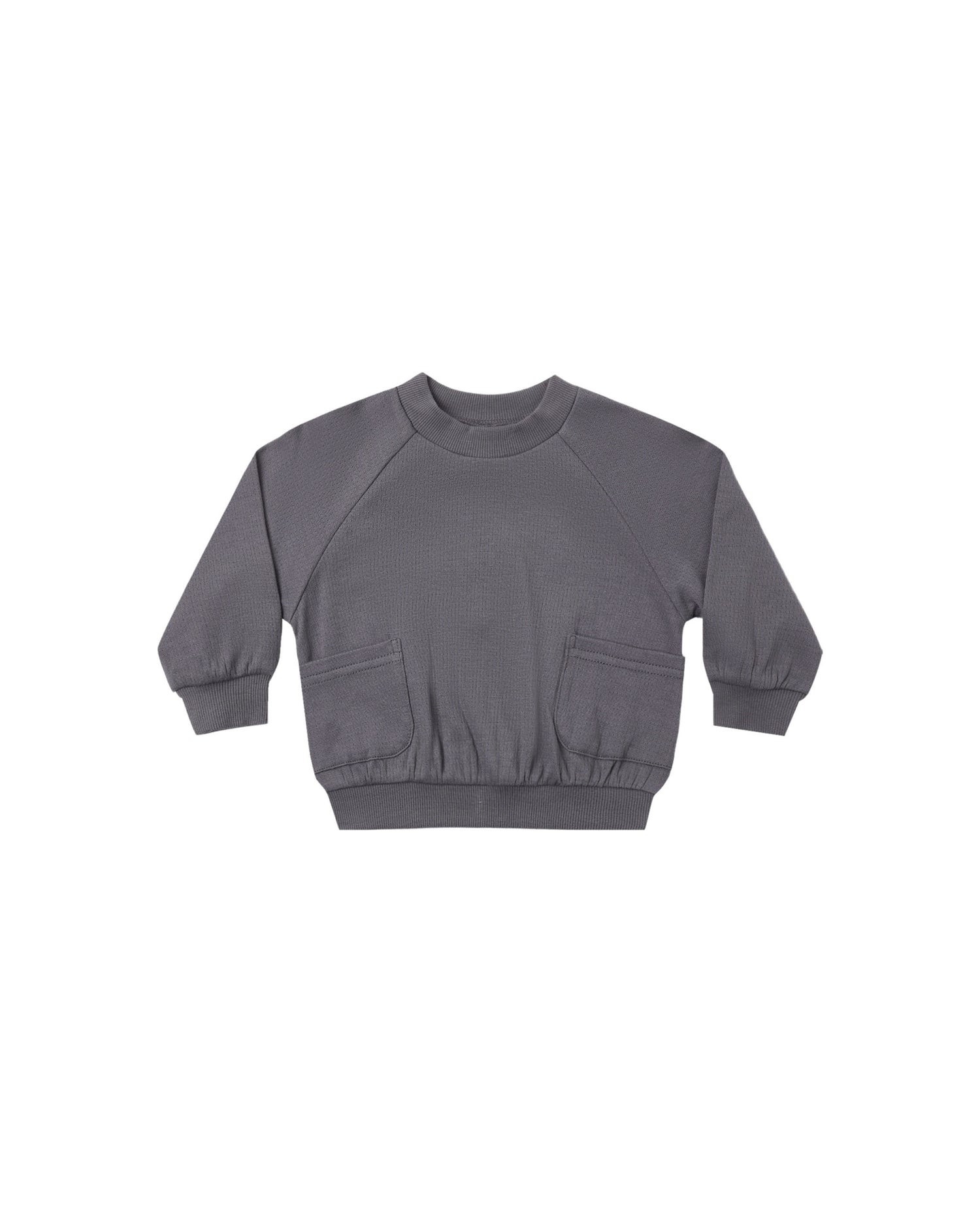 Quincy Mae Pocket Sweatshirt - Midnight