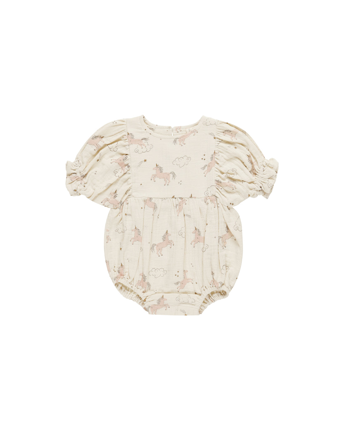Quincy Mae Cosette Romper - Unicorns