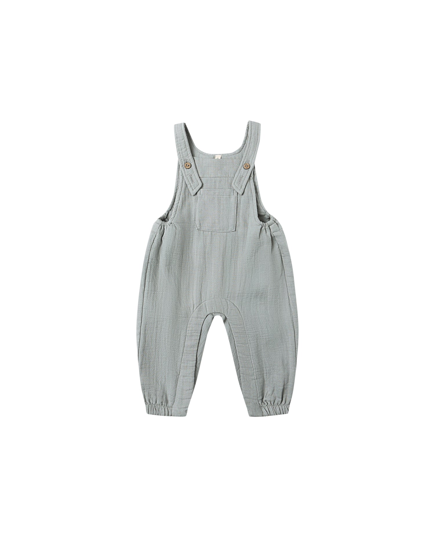 Quincy Mae Baby Overall - Steel Blue