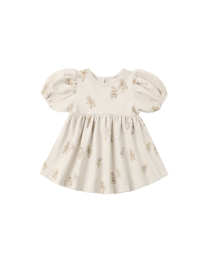 Quincy Mae Darla Dress - Gingerbread