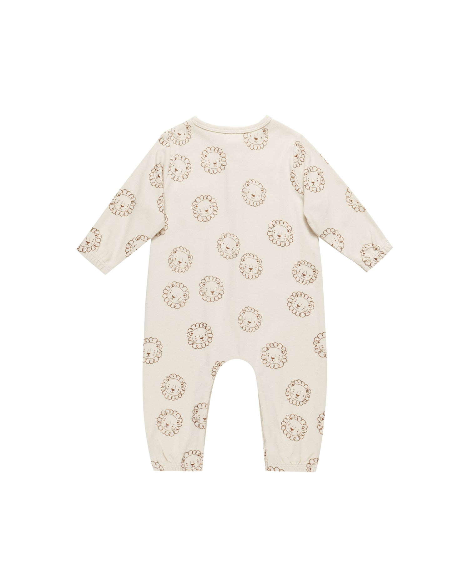 Quincy Mae Long Sleeve Pocket Jumpsuit - Lions
