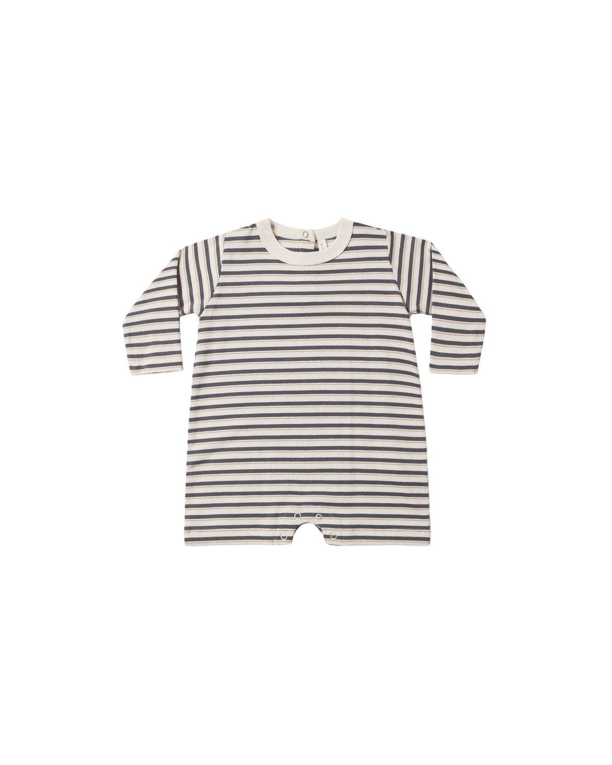 Quincy Mae Long Sleeve Romper - Vintage Stripe