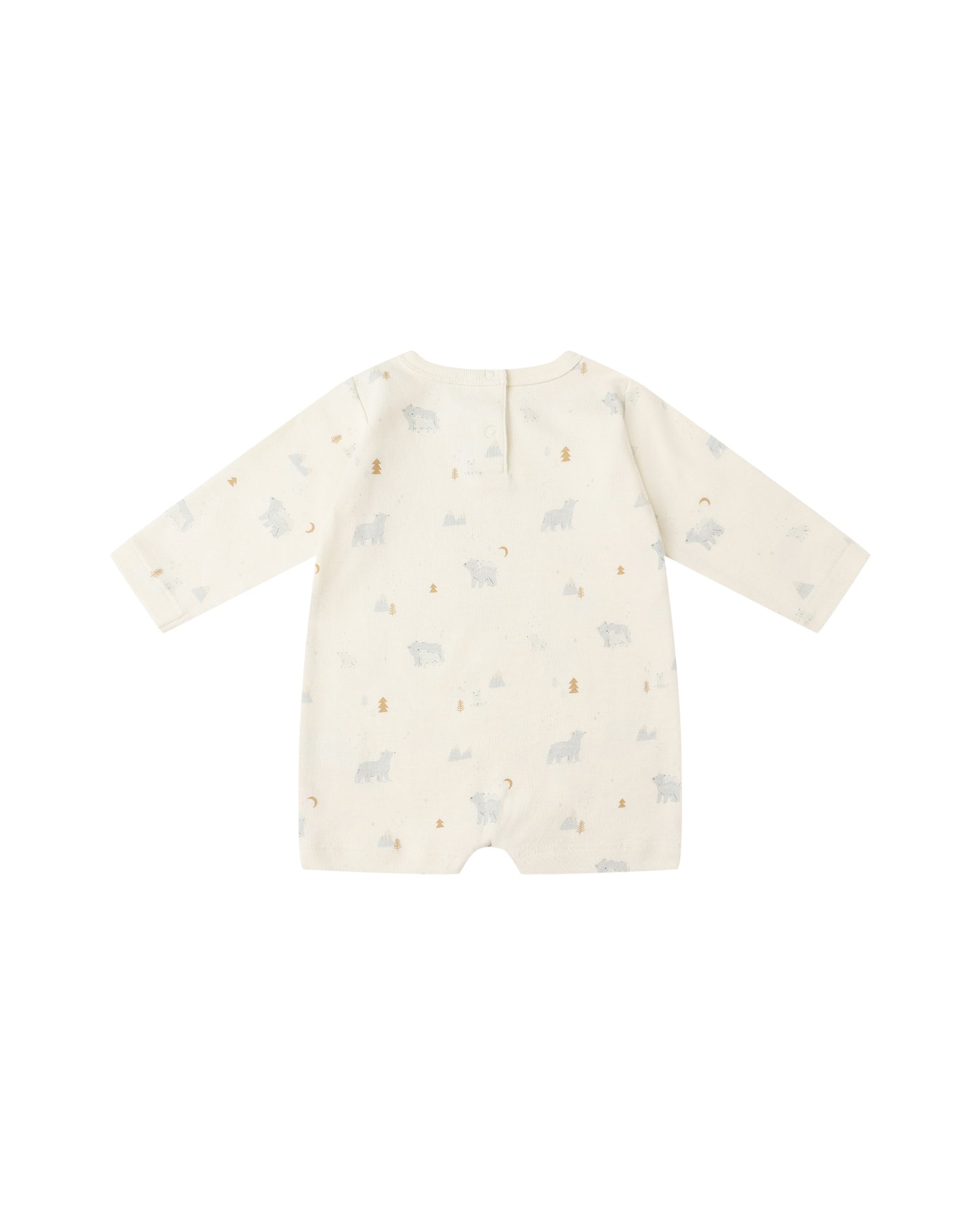 Quincy Mae Long Sleeve Romper - Polar Bears