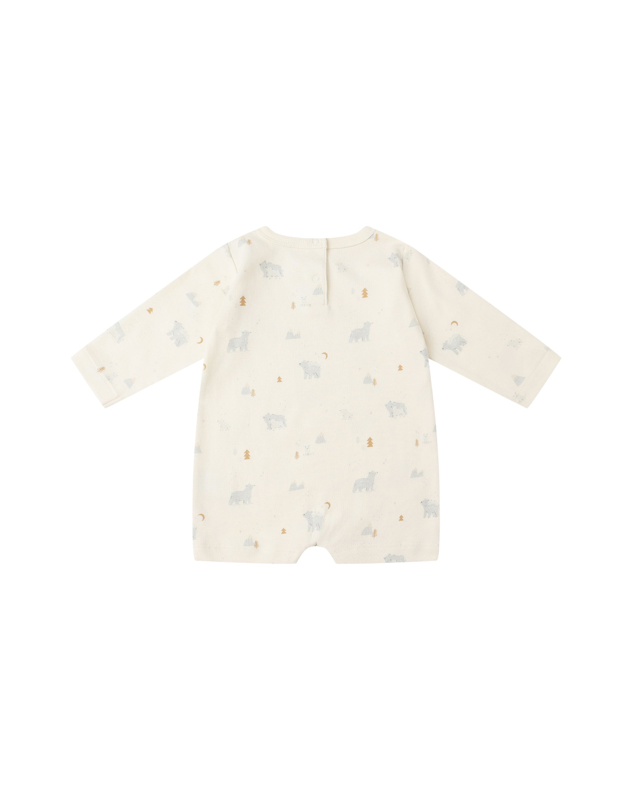 Quincy Mae Long Sleeve Romper - Polar Bears