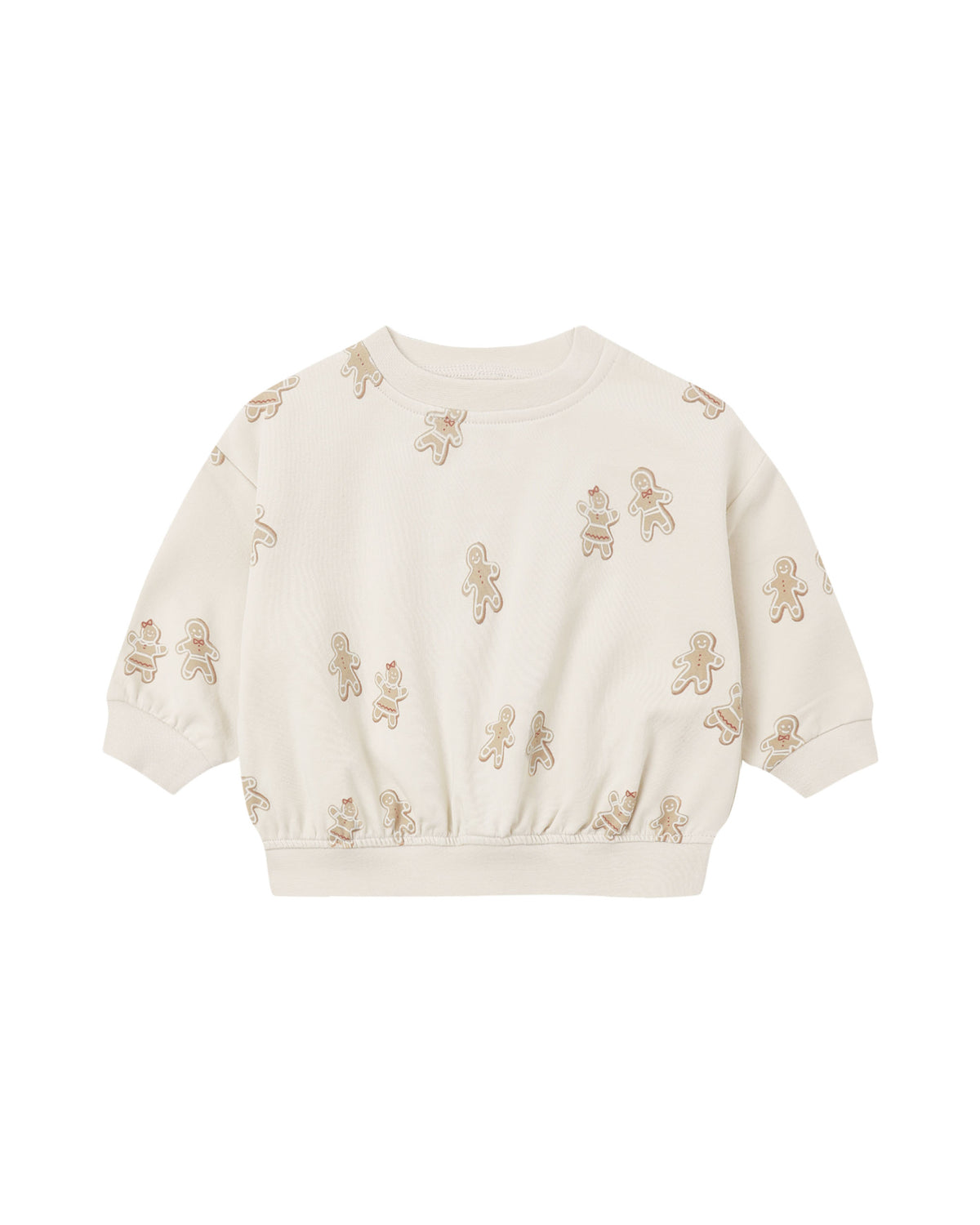 Quincy Mae Relaxed Fleece Sweatshirt - Gingerbread