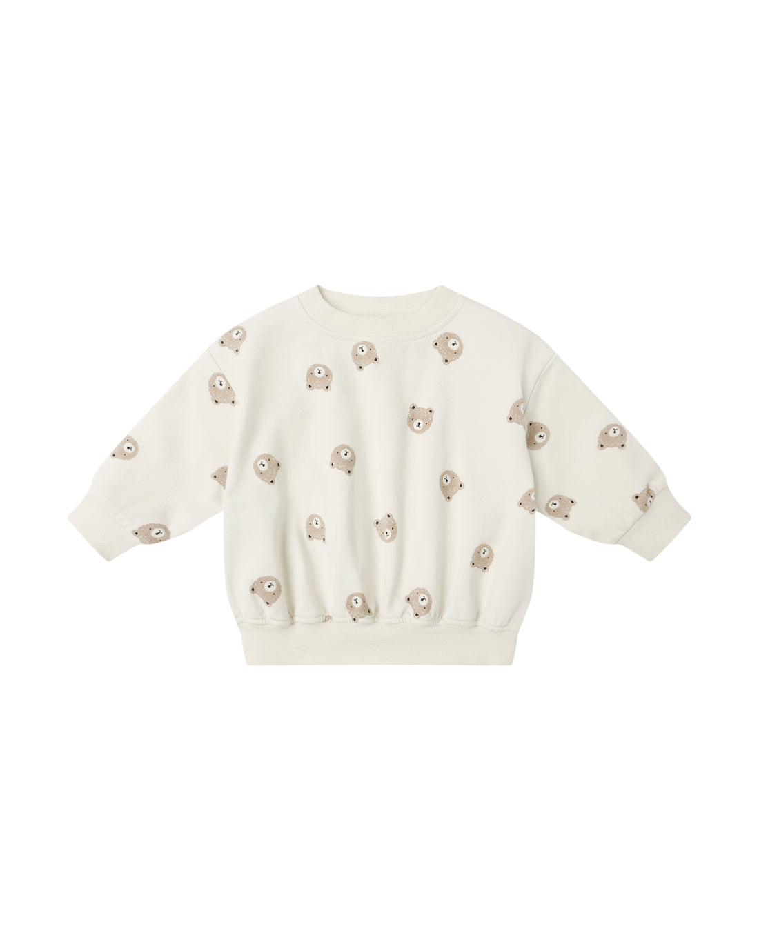 Quincy Mae Relaxed Sweatshirt - Brown Bear