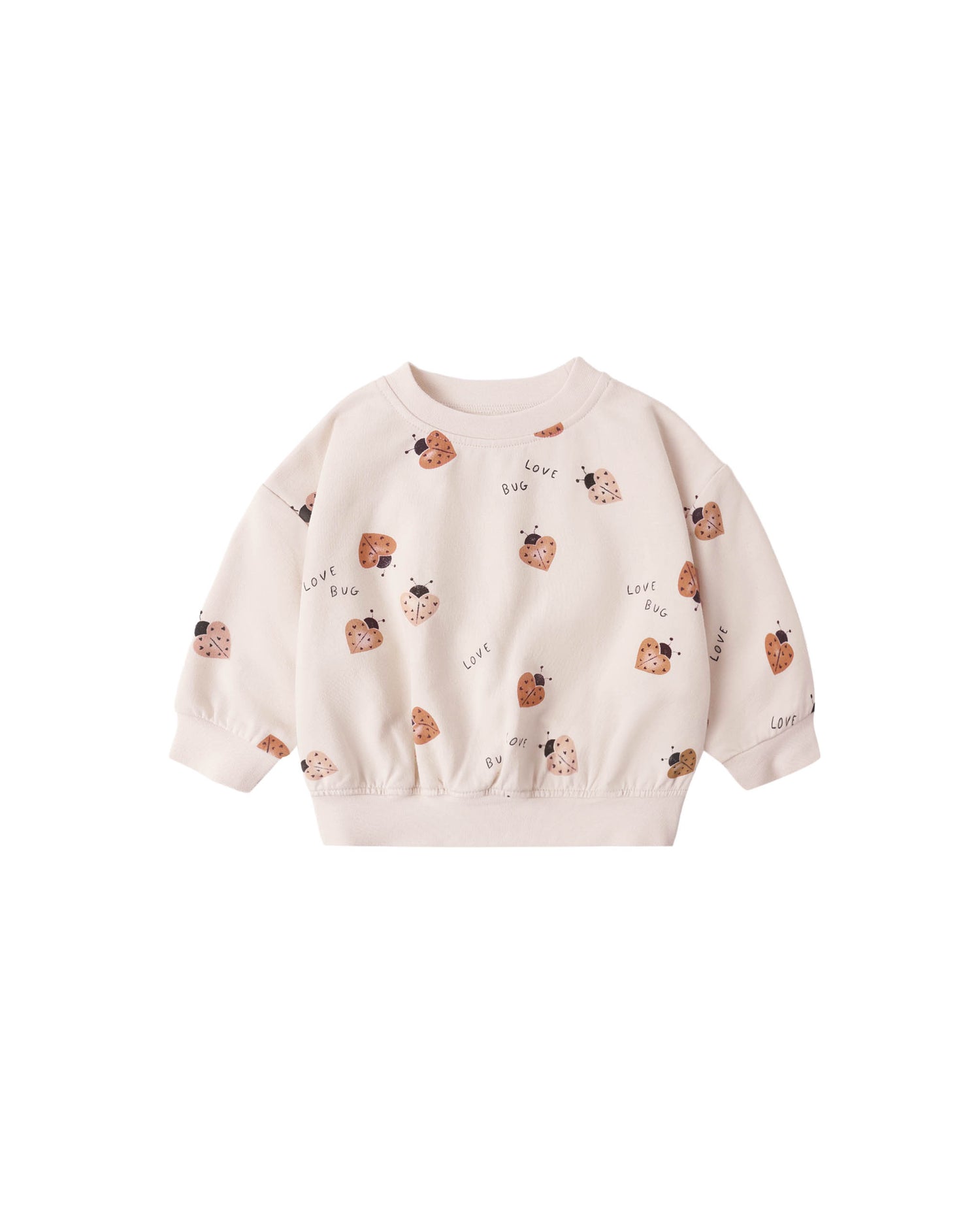 Quincy Mae Relaxed Sweatshirt - Love Bug