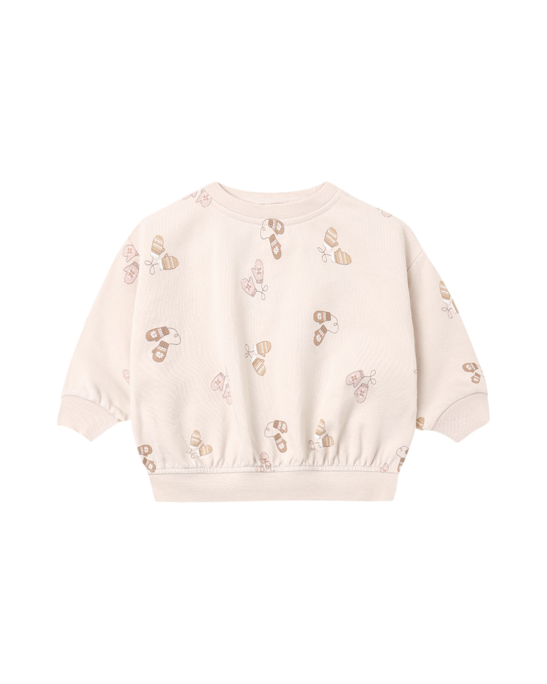 Quincy Mae Relaxed Fleece Sweatshirt - Mittens
