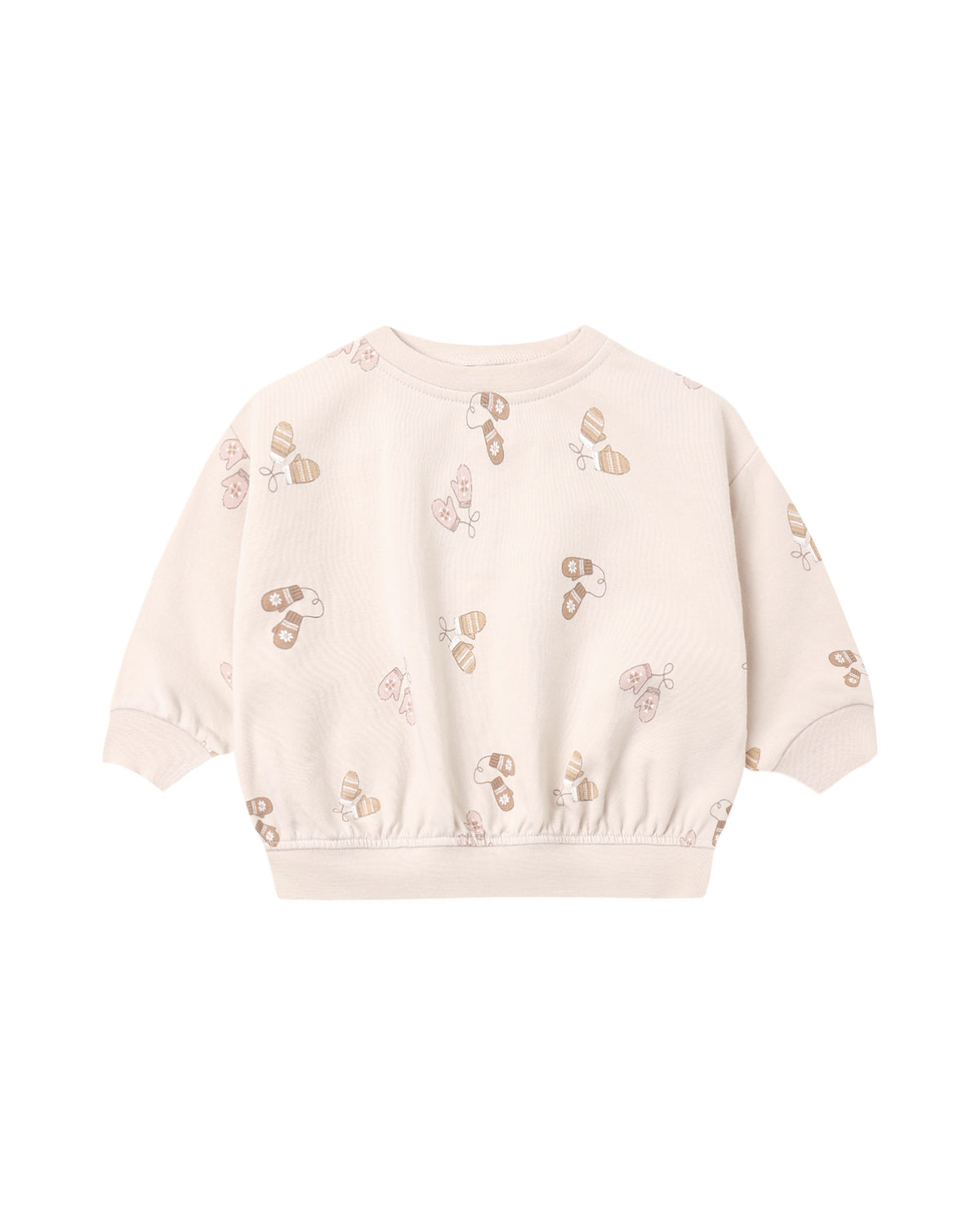 Quincy Mae Relaxed Fleece Sweatshirt - Mittens