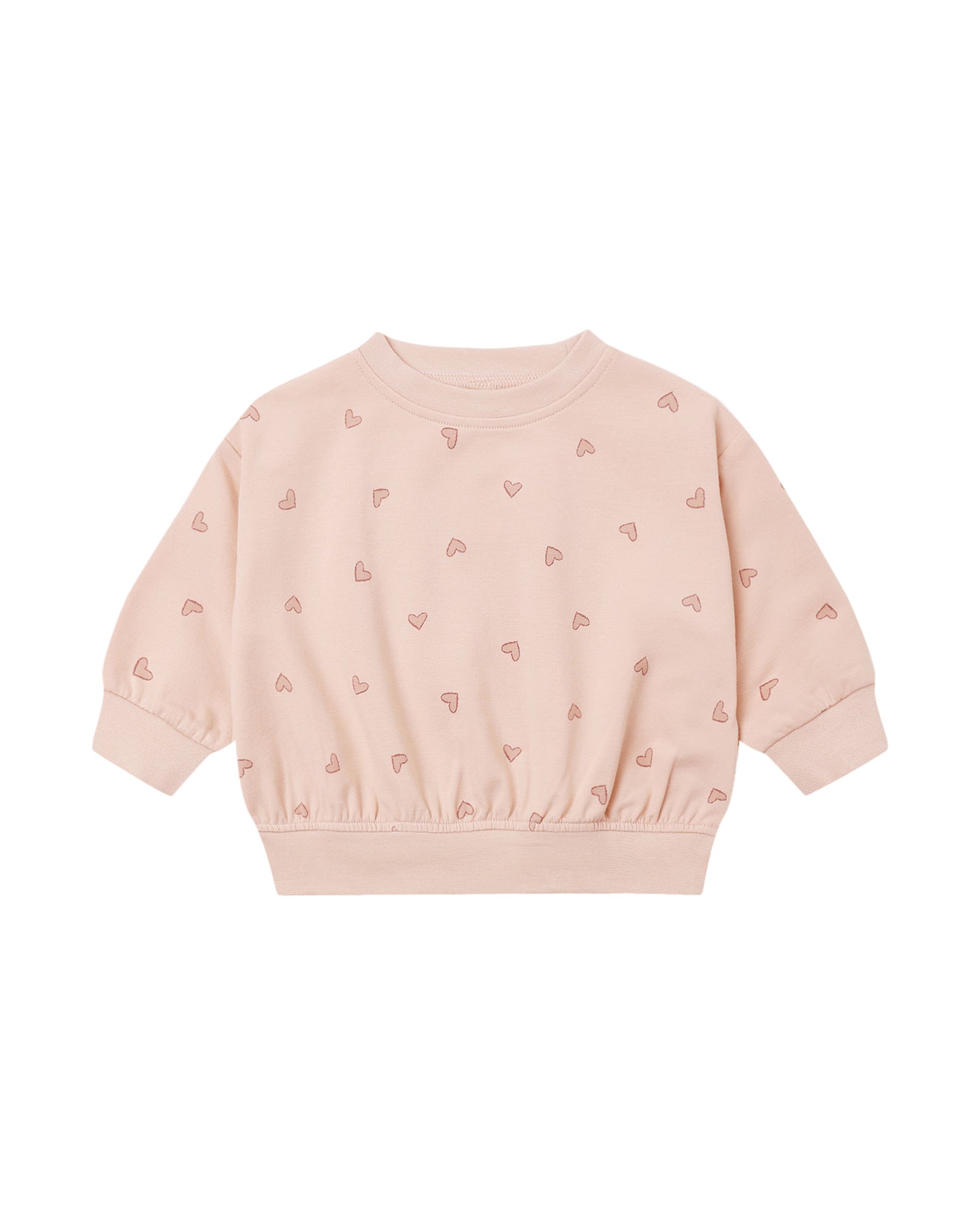 Quincy Mae Relaxed Sweatshirt - Hearts
