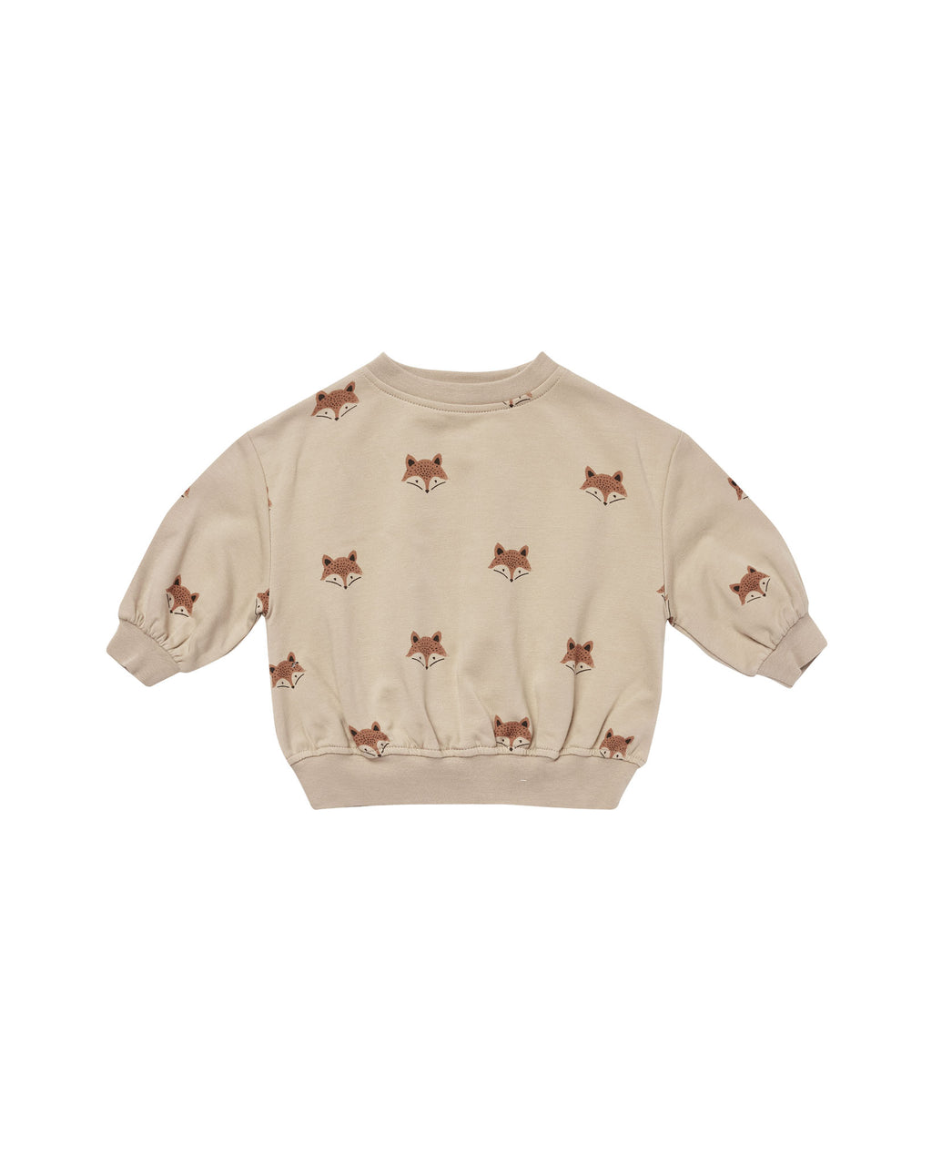 Quincy Mae Relaxed Fleece Sweatshirt - Foxes