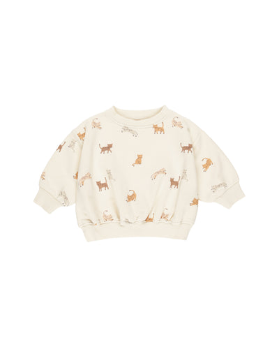 Quincy Mae Relaxed Sweatshirt - Cats