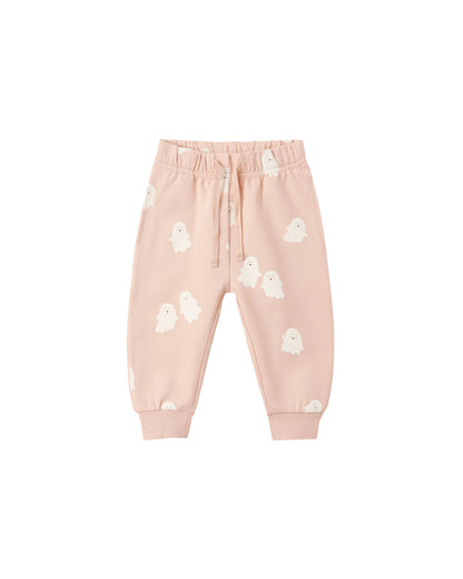 Quincy Mae Relaxed Fleece Sweatpant - Sweet Ghost