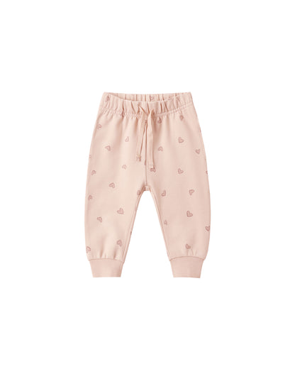 Quincy Mae Relaxed Sweatpant - Hearts
