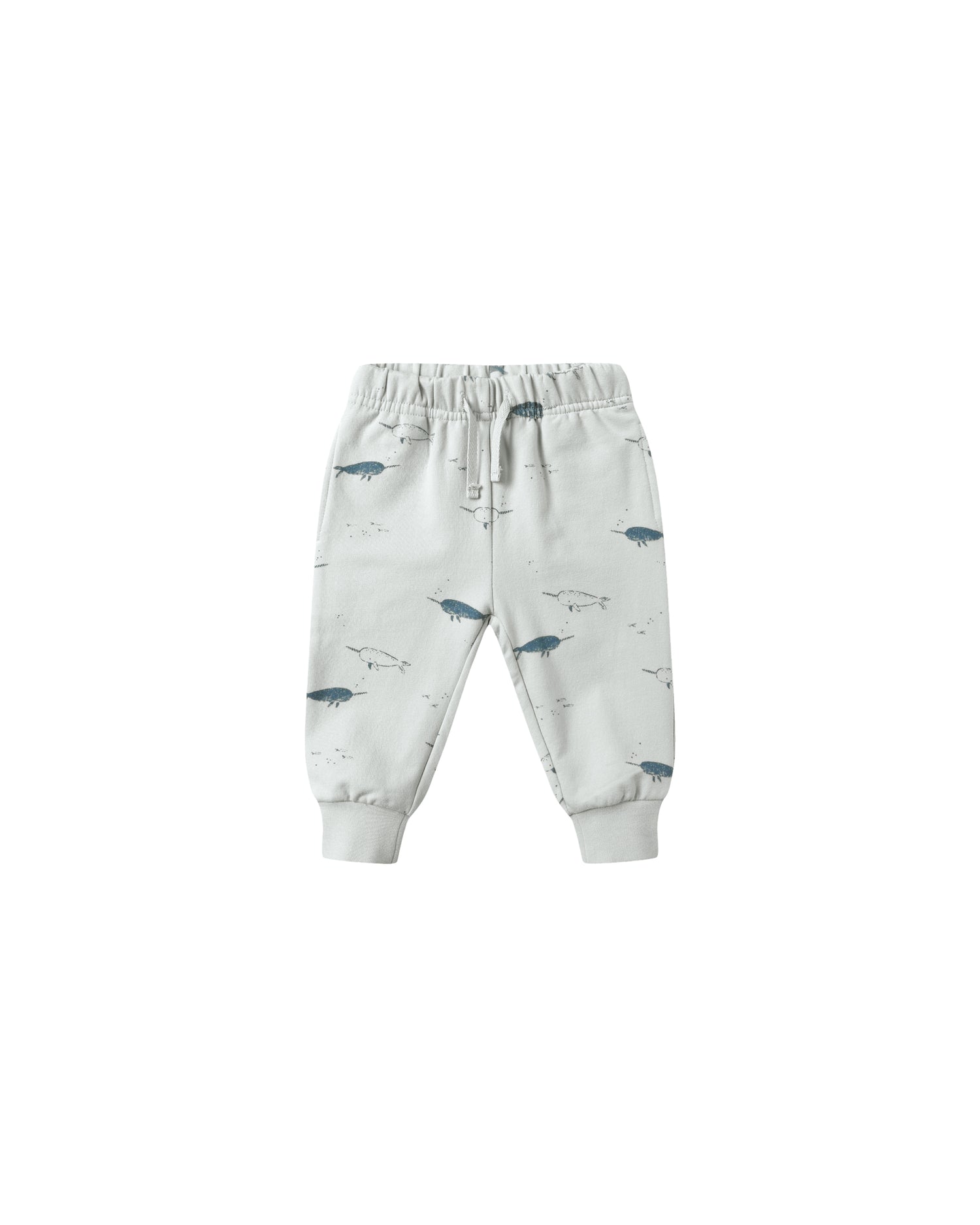 Quincy Mae Relaxed Fleece Sweatpant - Narwhals