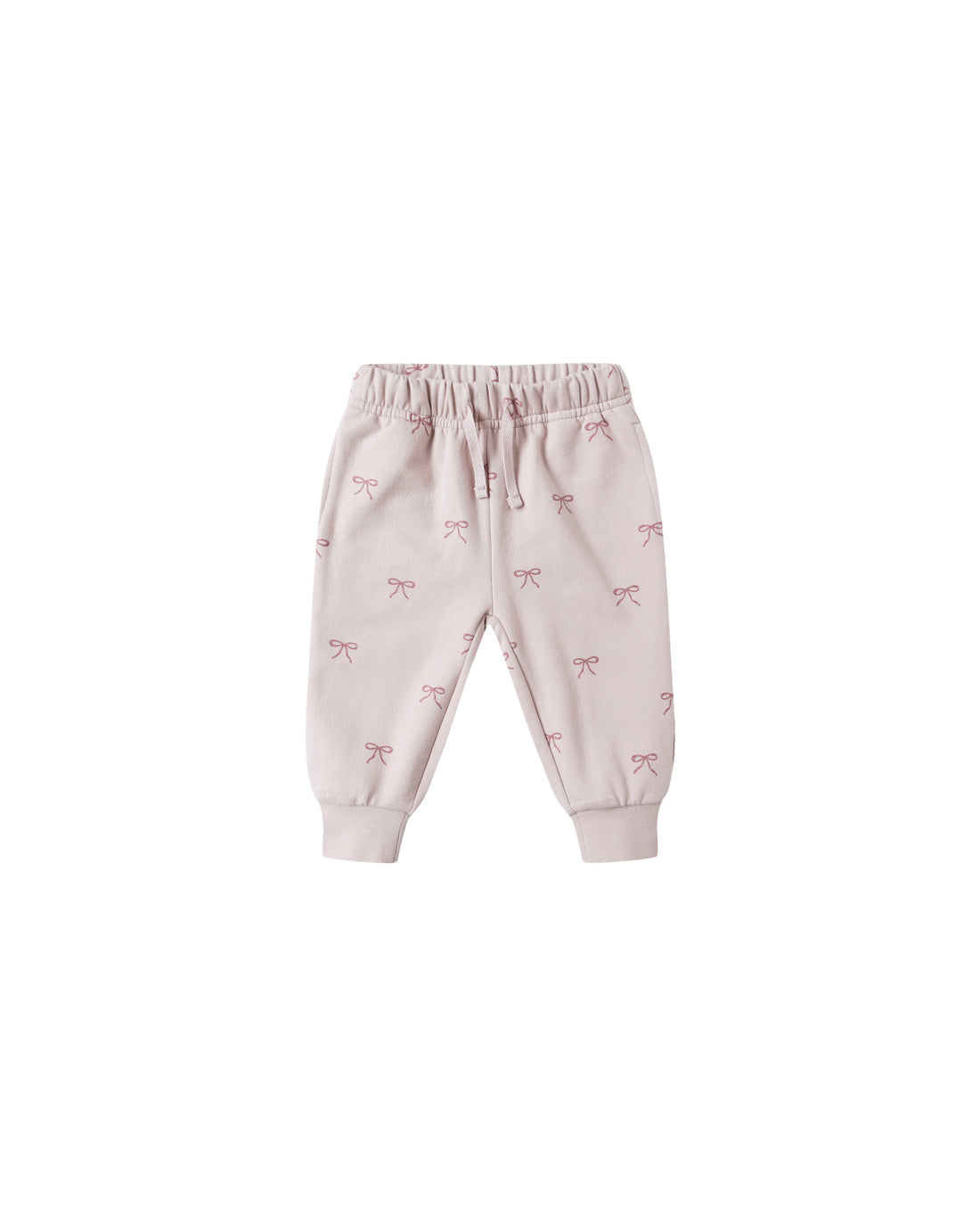 Quincy Mae Relaxed Fleece Sweatpant - Bows
