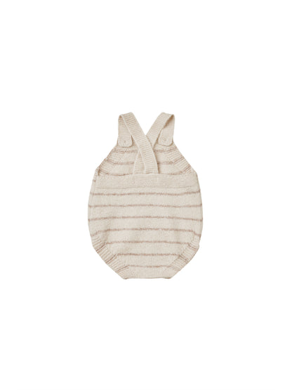 Quincy Mae Tatum Romper - Heathered Oat