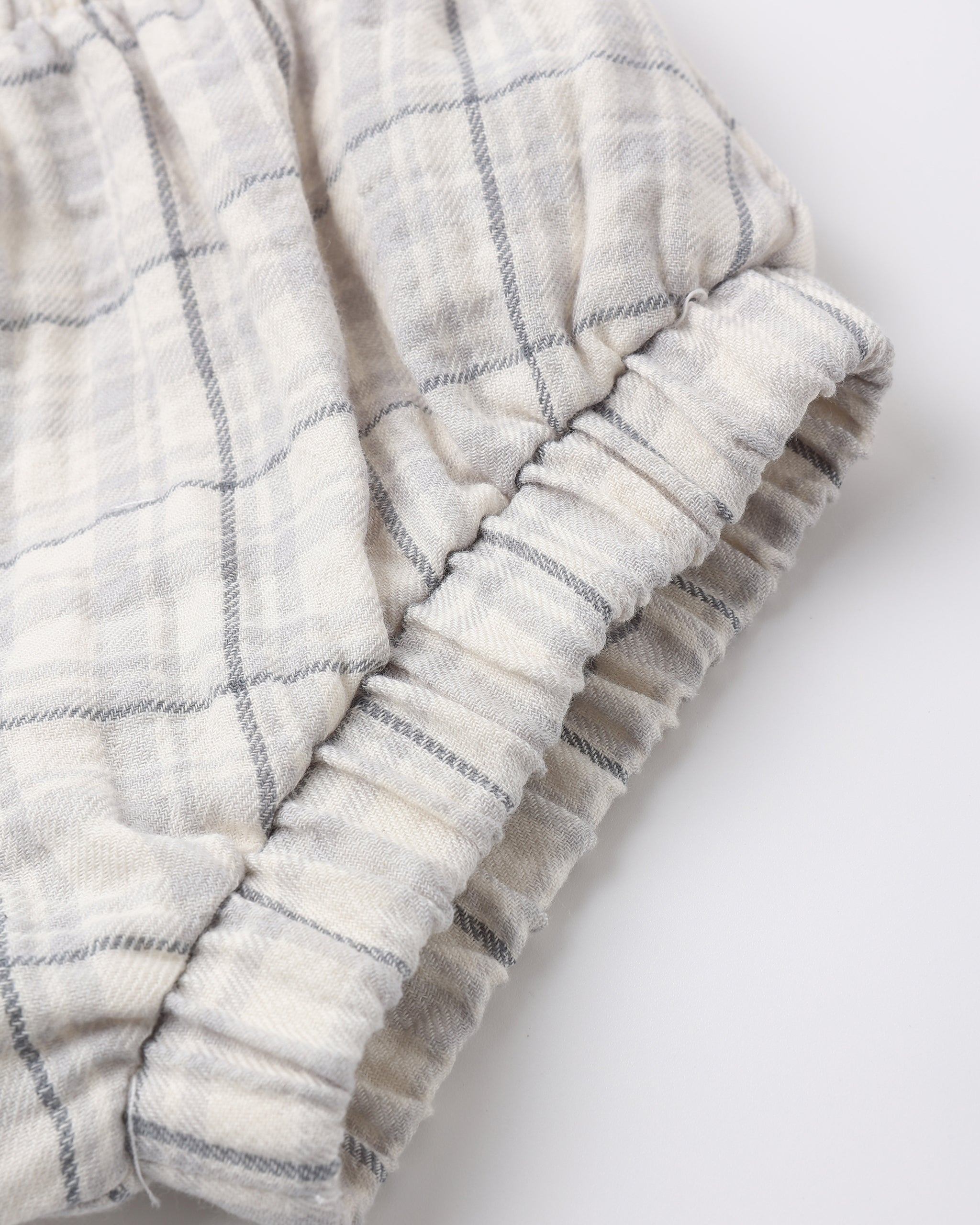 Quincy Mae Woven Tank Set - Blue Plaid