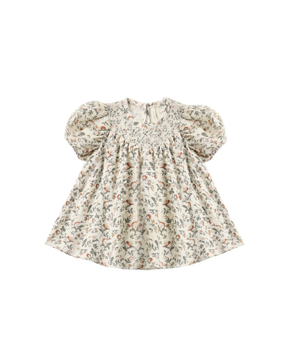 Quincy Mae Carina Dress - Holiday Floral