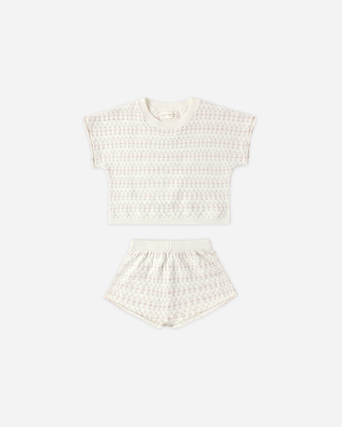 Quincy Mae Relaxed Summer Knit Set - Ivory